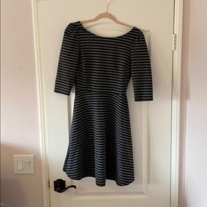 Black and grey dress